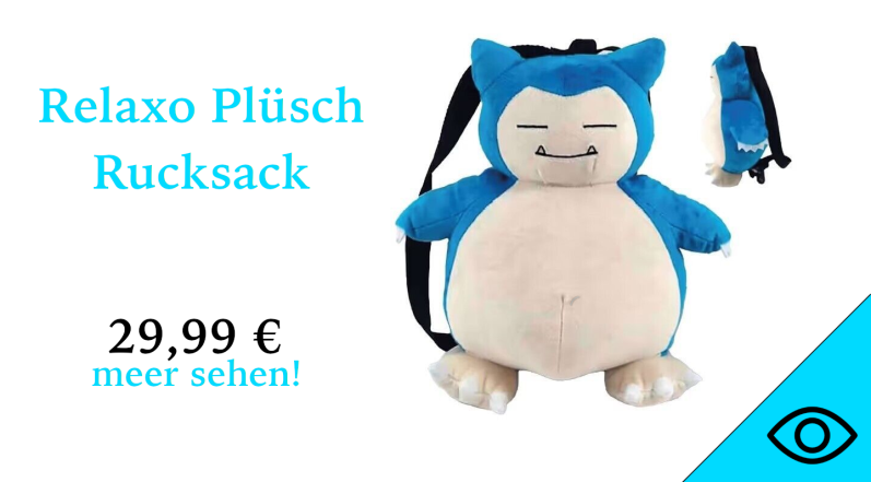 Relaxo Plüsch Rucksack